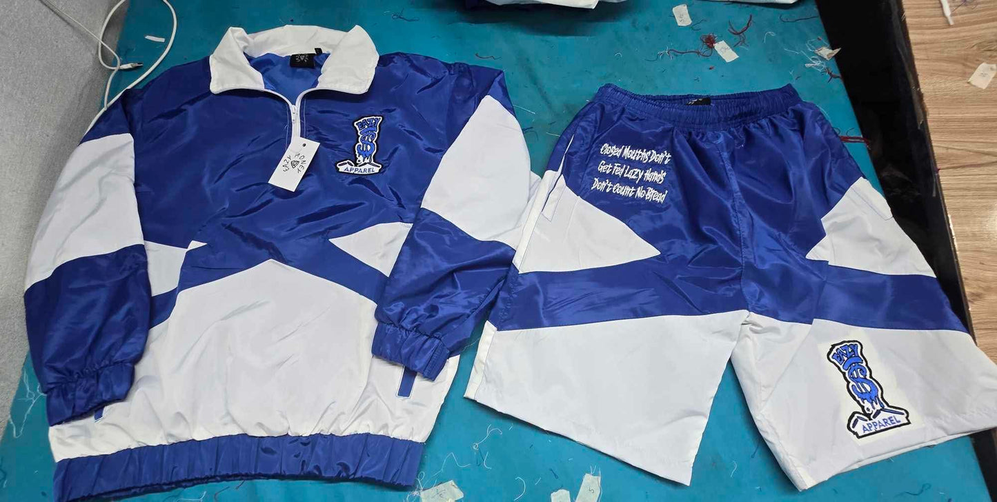 BLUE LONG SLEEVE SHIRT SET